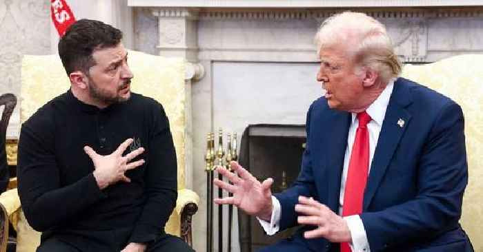 'Unhinged’ Donald Trump Ridiculed for Having a 'Meltdown' During White House Meeting With Ukrainian President Volodymyr Zelensky