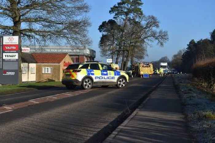 A607 accident live updates as emergency services attend incident near Grantham