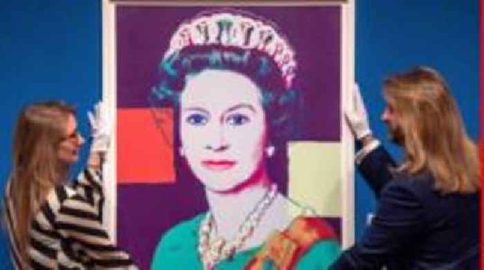 Warhol portrait of late Queen on show in Edinburgh