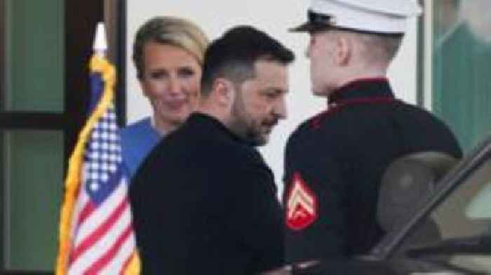 Watch: Moment Zelensky walks out of White House