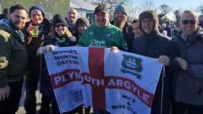 Argyle's Green Army flock to Manchester for FA Cup