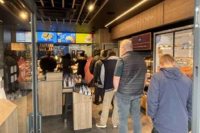 New giant Greggs opens in Sutton Coldfield replacing two long-vacant stores