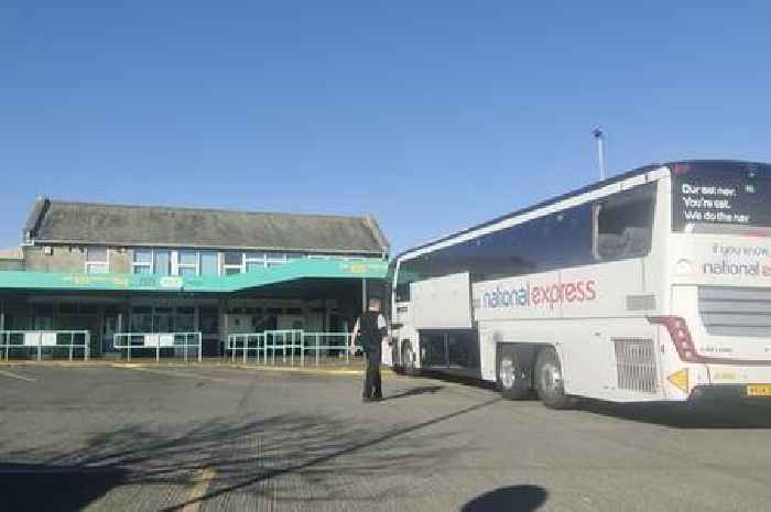 National Express coach full of passengers crashes into hotel in Cornwall