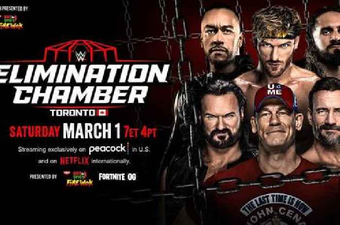 WWE Elimination Chamber 2025: UK start time, how to watch, and full match card