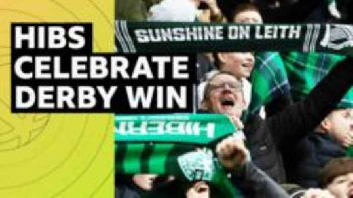 Watch: Spine-tingling 'Sunshine on Leith' by Hibs fans & players