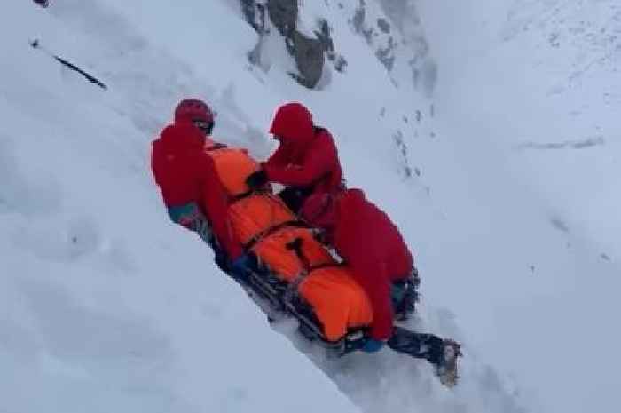 Climber airlifted to safety from snow-covered Ben Nevis after leader fell