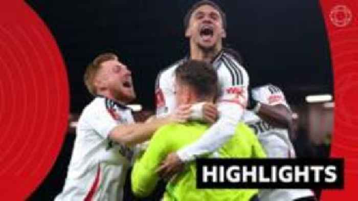 Fulham reach quarter-finals after shootout win over Man Utd