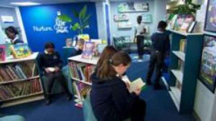 School celebrates new library amid reading 'crisis'