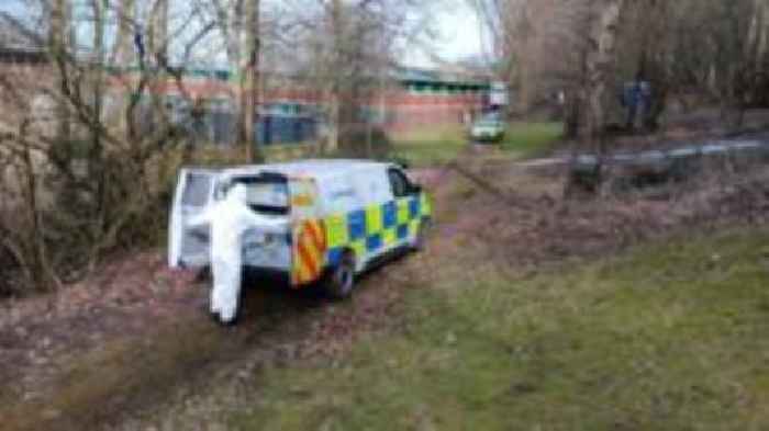 Police probe human remains find near retail park