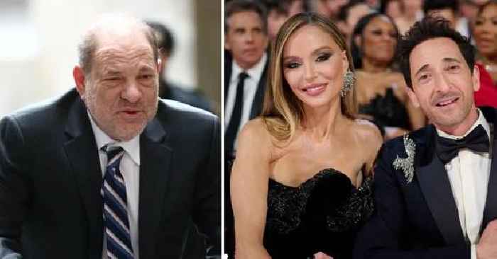 How Imprisoned Harvey Weinstein Reacted to Adrien Brody Mentioning His and Georgina Chapman's Kids in 2025 Oscars Speech