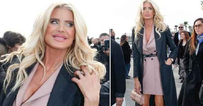 Victoria Silvstedt, 50, Looks Youthful in a Short Dress at Dior's Paris Fashion Week Show: Photos