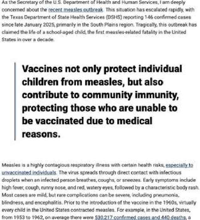 RFK Jr’s Measles Op-Ed Plays The Same Old Anti-Vaxx Games — But Fox News Threw Their Readers a Lifeline