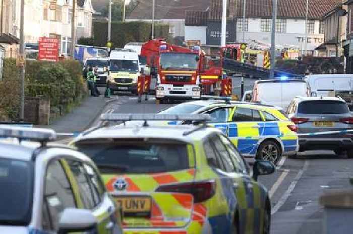 Live: Road near Kingswood closed with huge emergency services presence on scene