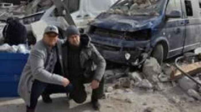 'So lucky to be alive': Aid worker describes escape from deadly Russian strike