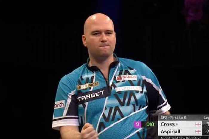 Rob Cross nails second nine-darter of the evening as fans hail 'unbelievable' night