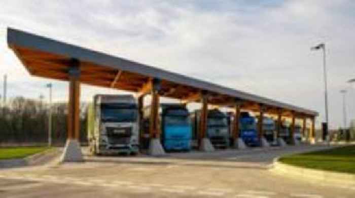 UK's first HGV electric charging hub opens