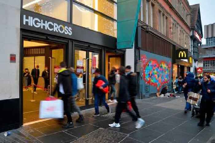 Highcross Shopping Centre surrounded by fire engines as people evacuated