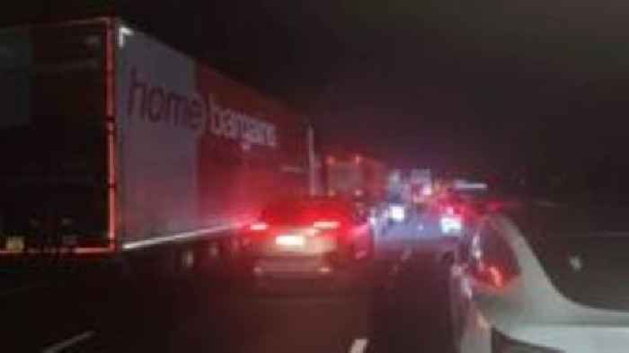 Motorway reopens after two serious crashes