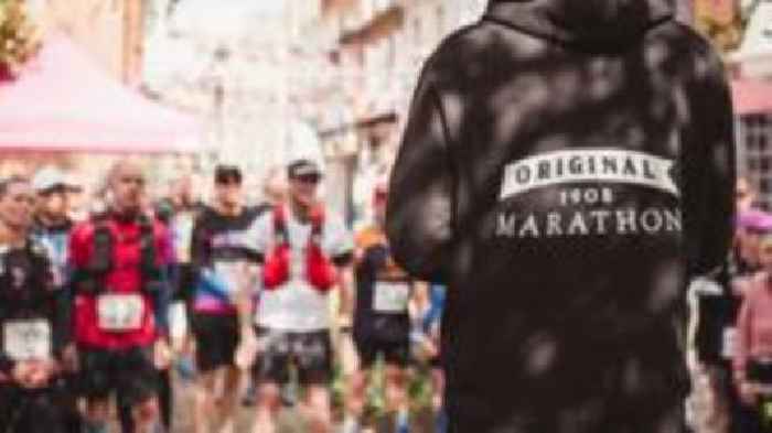Runners retrace steps of 1908 Olympic marathon