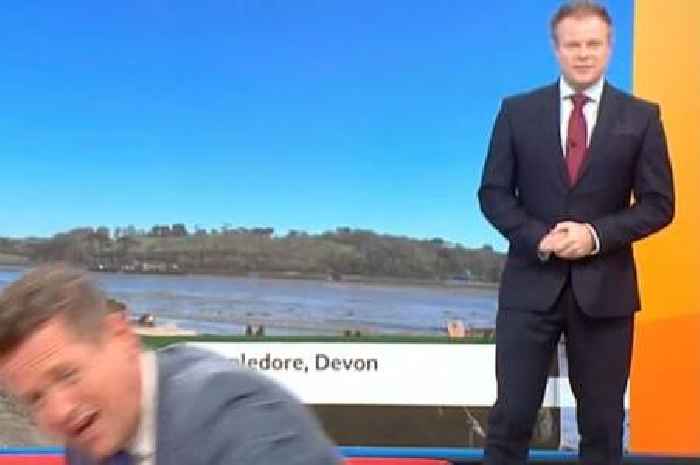 BBC Breakfast chaos as presenter drops to floor while another makes a dash off-screen