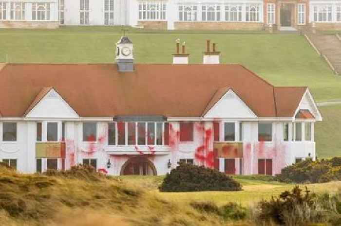 Donald Trump's Turnberry resort vandalised by protest group Palestine Action