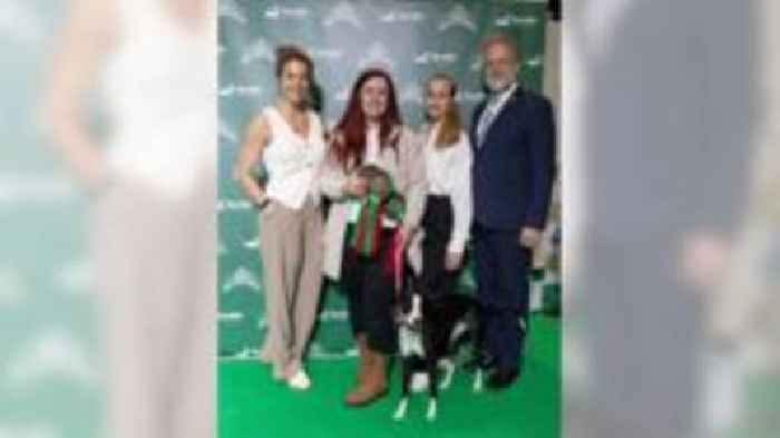 Dog who gave mum 'new lease of life' wins at Crufts