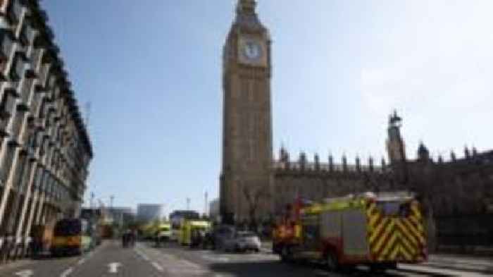 Man arrested after climbing Palace of Westminster