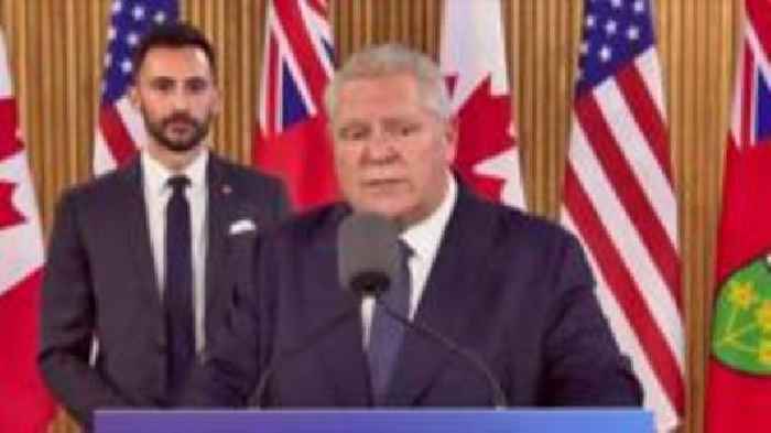 Ontario premier: Tariffs could add $100 to US electricity bills