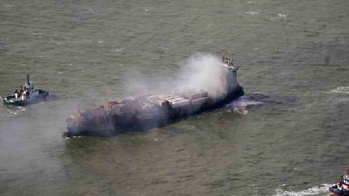North Sea crash vessel unlikely to stay afloat but wasn't carrying sodium cyanide, owners say