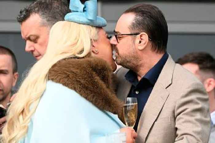 Gemma Collins celebrates Cheltenham Festival win by sharing kiss with Danny Dyer