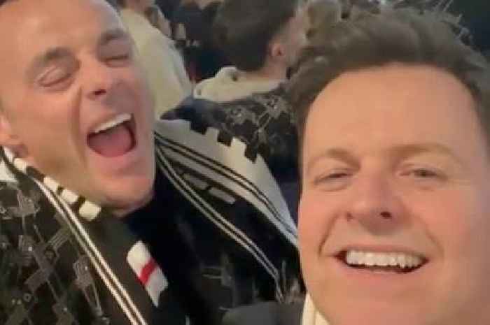 Ant and Dec lose it at Wembley after Newcastle's Carabao Cup final win