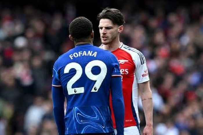 Why Chelsea star Wesley Fofana escaped red card for Declan Rice incident vs Arsenal