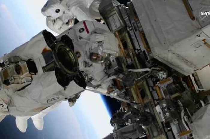 Two NASA astronauts return to Earth after being stranded in space for nine months