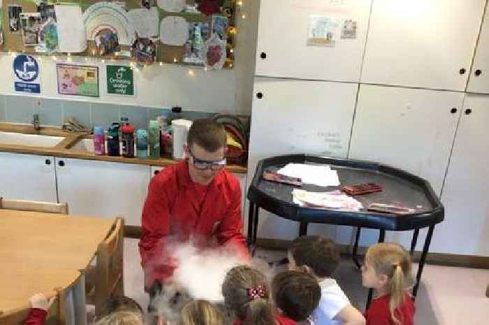 Explosive experiments wow pupils at Kingswood School’s Science Week