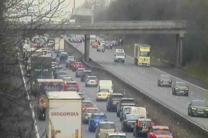 Live updates as crash leaves two lanes blocked on M6 near Stoke-on-Trent