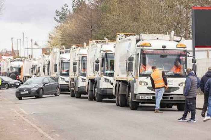 Birmingham waste trucks 'delayed' from depots amid all out bin strike as council issue statement