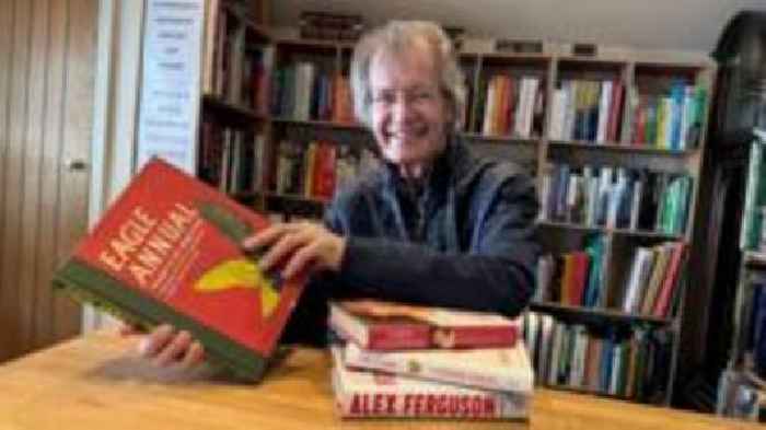 Man selling his 4,000 books in aid of hospice providing his care
