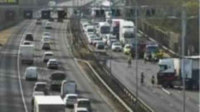 M6 closure as emergency services called to crash