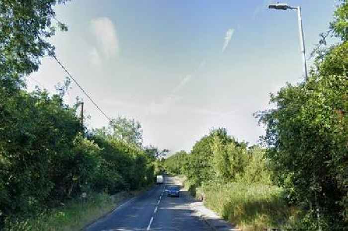 Person trapped in overturned car after crash