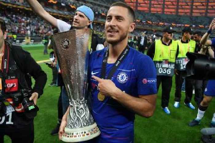 Eden Hazard shows true colours with Chelsea message on UEFA visit