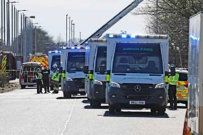 Cumbernauld fire in pictures as six injured in huge blaze