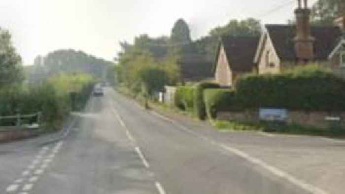 Road blocked after lorry and car crash