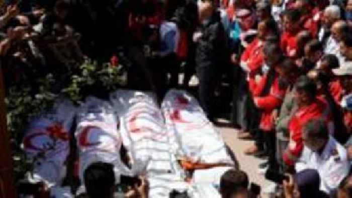 Video footage appears to contradict Israeli account of Gaza medic killings
