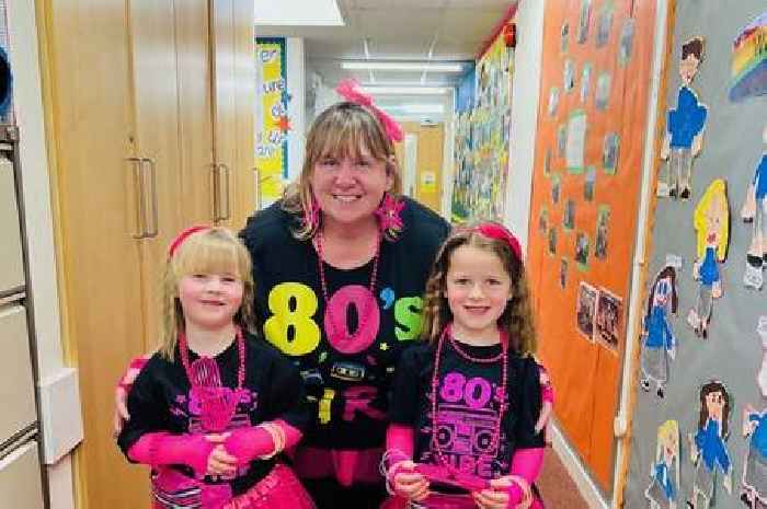 Gloucestershire kids go big for Comic Relief with 80s disco and unity dance - picture special