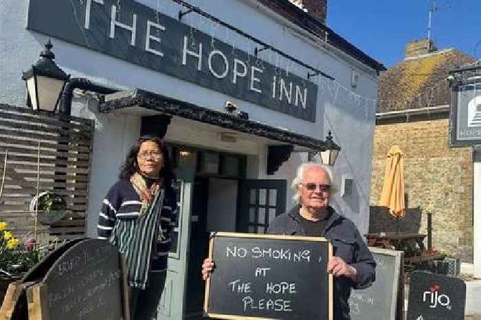 Pub owner defends 'woke' move to ban smoking in beer garden
