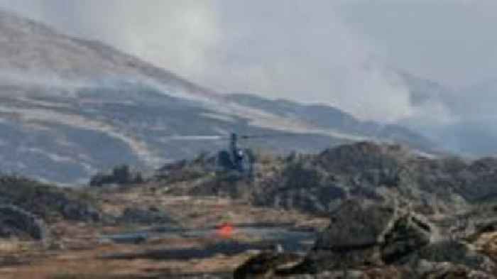 Evacuations as wildfire in Scotland spreads north through forest