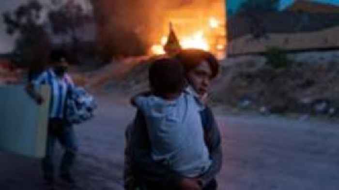Four migrants acquitted over fire at Greece's Moria refugee camp