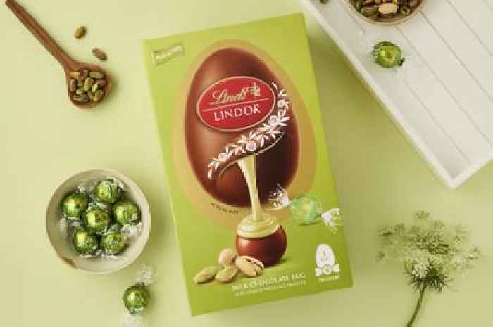 Lindt unveils pistachio chocolate egg for Easter - and it costs just £10