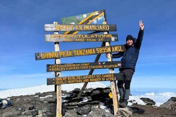 Paisley academic hits new heights in epic challenge for charity