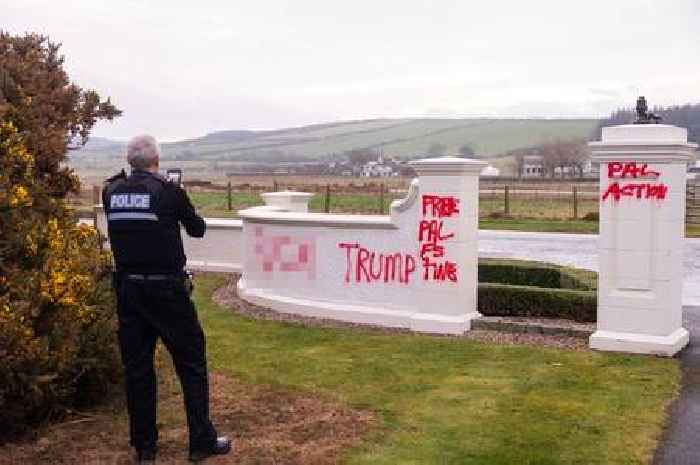 Two men in court after Donald Trump's Turnberry golf course vandalised
